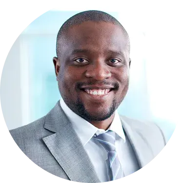 Smiling female entrepreneur